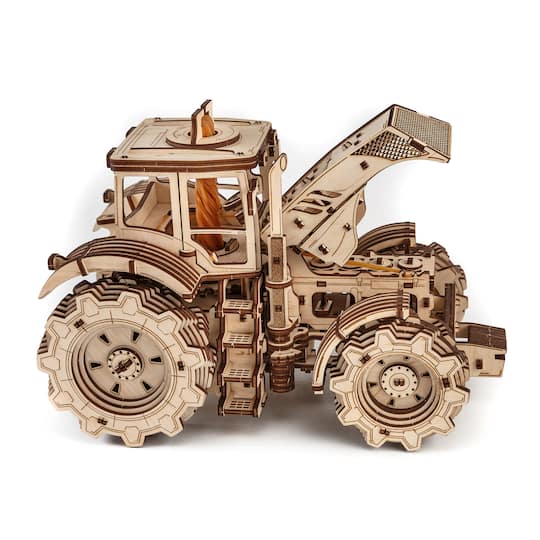 EWA™ Eco-Wood-Art Tractor 3D Wooden STEM Construction Kit